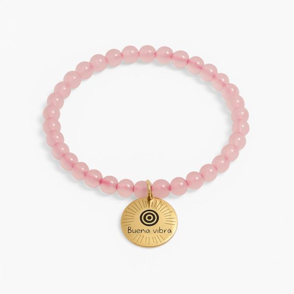 Pulsera de cuarzo Rosa