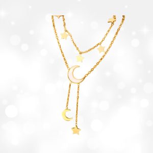 Collar estrella luna