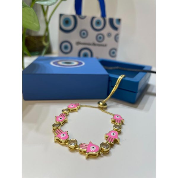 Pulsera cadena deslizante mano Fátima Rosa