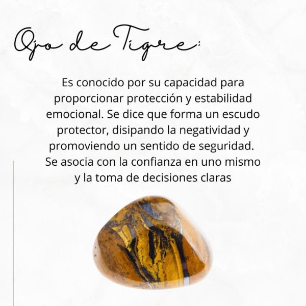 Pulsera ojo de tigre piedra irregular China - Imagen 3